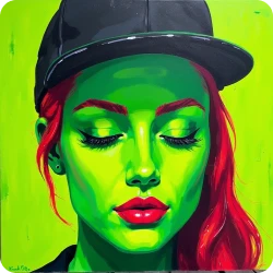 Lime Green Image Generator