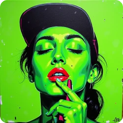 Lime Green Image Generator