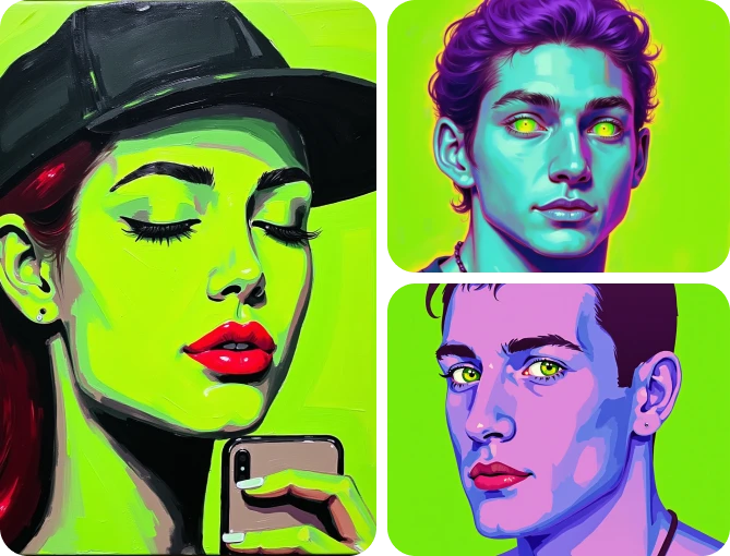 Lime Green Image Generator