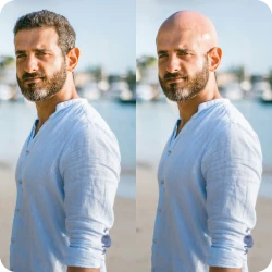 Bald Filter Image Generator
