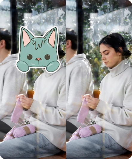 Sticker Remover Image Generator