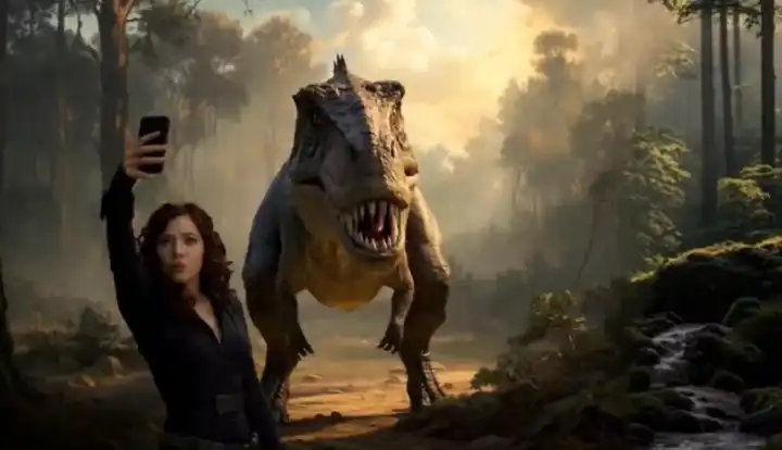 across the universe jurassic poster image